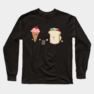 Ice cream sandwich Long Sleeve T-Shirt